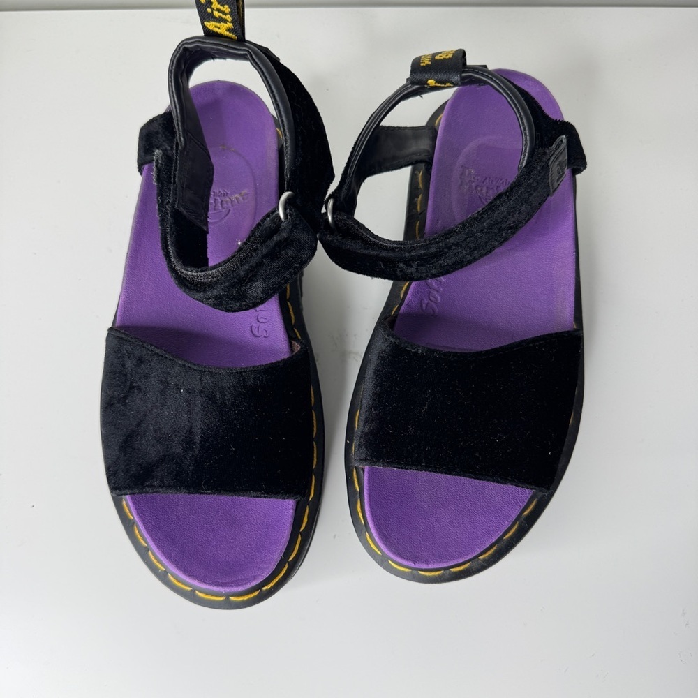 Dr. Martens X-Girl Velvet Platform
Strap Sandals 6 - Picture 5 of 11